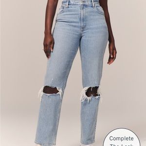 Abercrombie 90s ultra high rise jeans